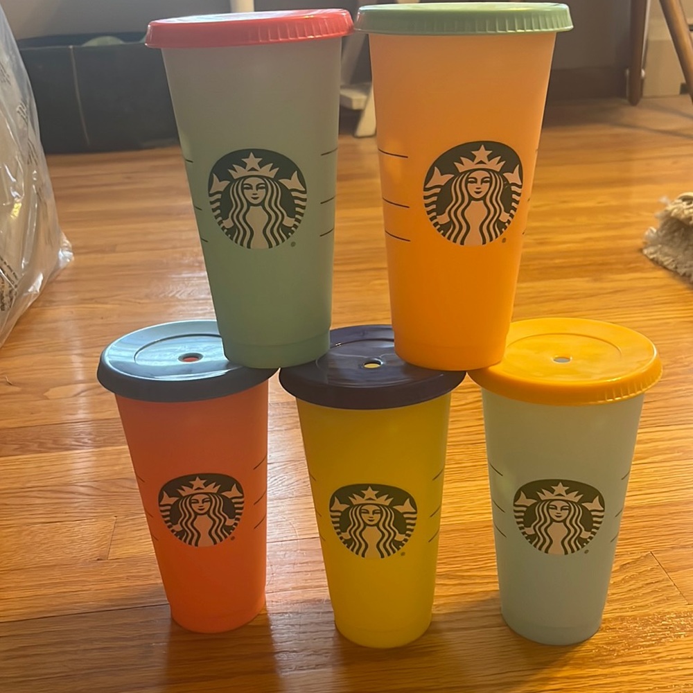 Starbucks color changing cups